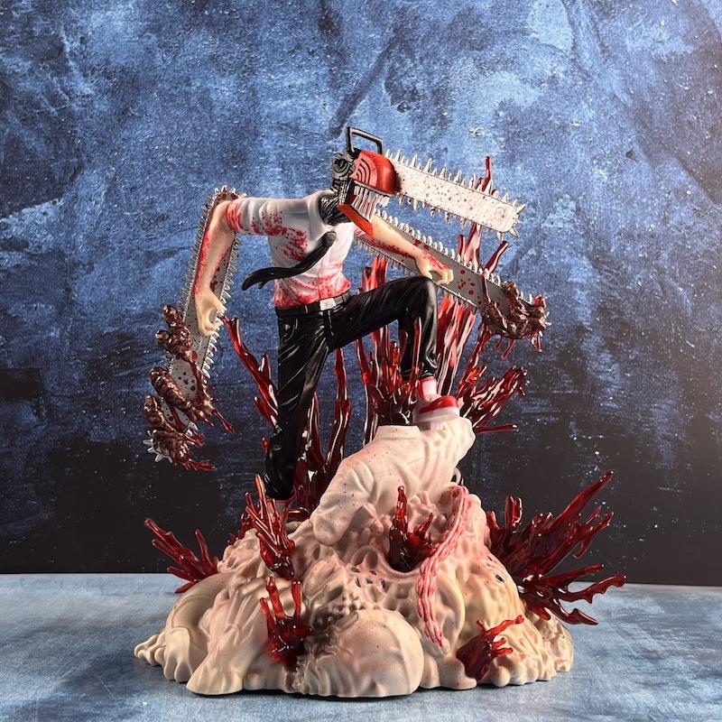 

Аниме Человек-бензопила Дэнджи ПАУЭР Статуя GK ПВХ Фигурка Аниме Фигурка Модель Игрушки Коллекция Кукла для Детей Подарок