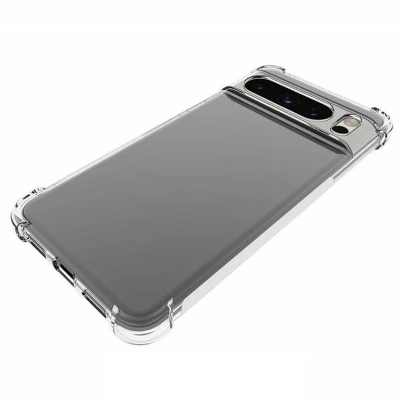 For Google Pixel 8 Pro Clear TPU Case WANLONFENG TM Series 2.0mm Phone Back Cover