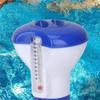 Pool Cleaner Dispenser 5 Inch With Thermometer Durable Corrosion Resistant For Home Hotel Use
