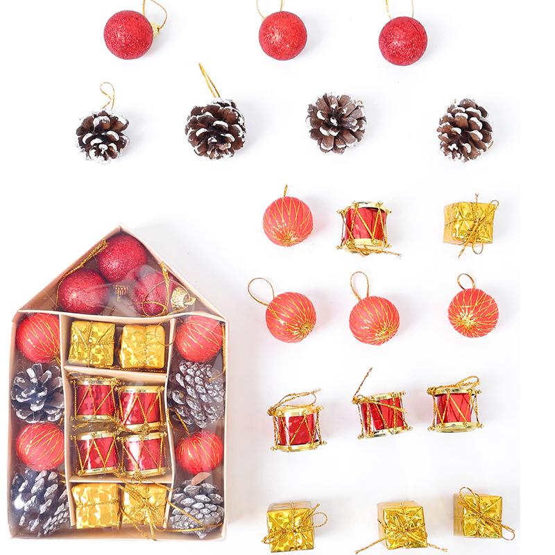

3-6cm Christmas Balls Christmas Pinecone Snowflake Candy Ornaments Xmas Hanging Tree Pendants Home Party Decor 2025 Navidad as show