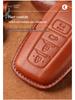 Genuine Leather Retro Key Case for 2021 Toyota Avalon Hybrid