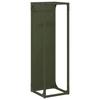 VidaXL Firewood Rack Olive Green 25x25x80 Cm, Fireplace Log Holder, Log Holder, Log Rack 864266