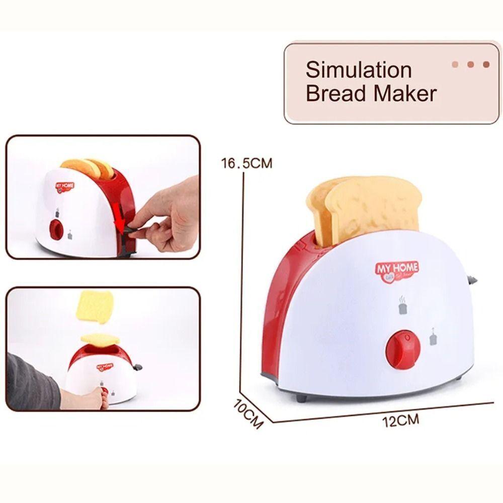Kitchen Appliances Toys Toy Kitchen Set for Kids Play Kitchen Doll House Accessories Blender Coffee Maker Machine Mixer Toaster
