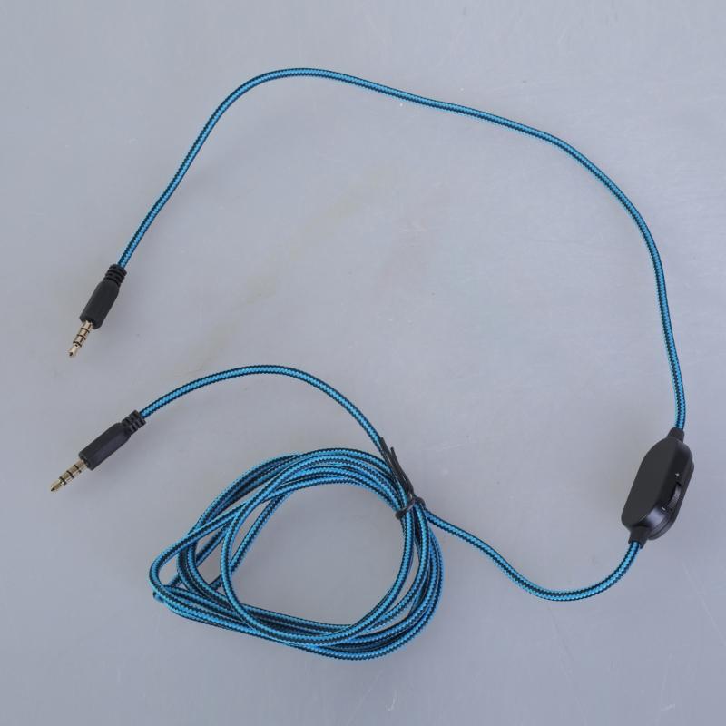 Detachable Gaming Headsets Cable for AW310H with Inline Mute and Volumes Control