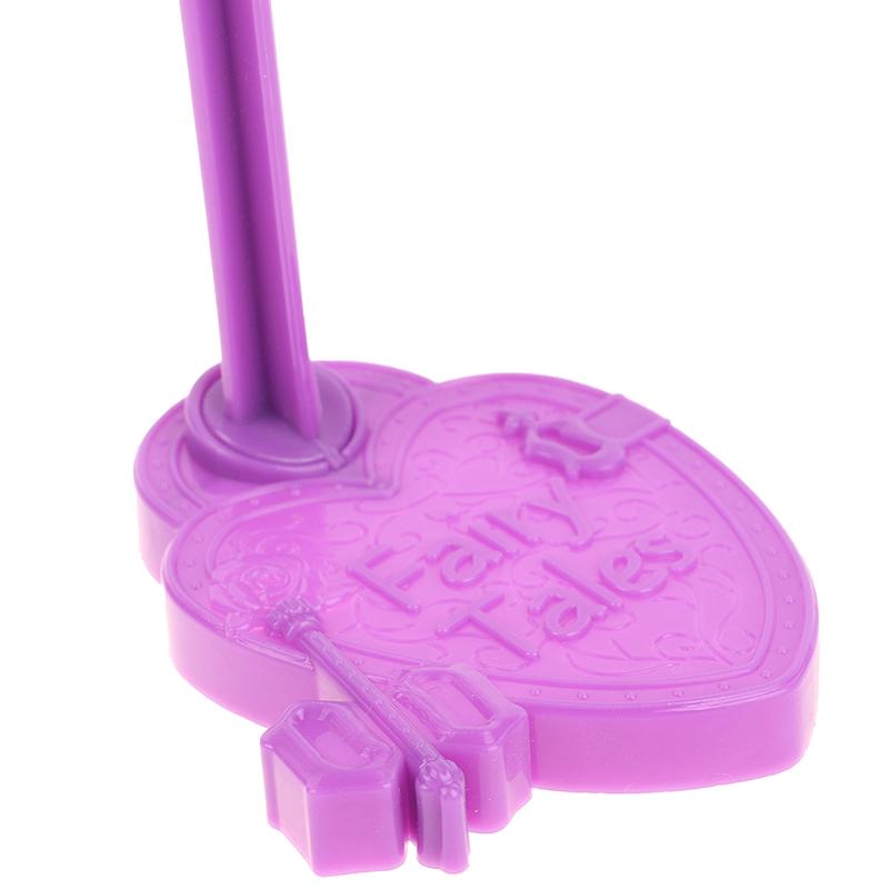 5Pcs Waist Doll Stand Display Holder Model Purple Support Toy Model Accessories