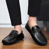 Men Casual Shoes Soft Genuine Leather Loafers Men'S Flats Comfy Luxury Shoes Male Driving Footwear Man Brand Handmade Sneakers