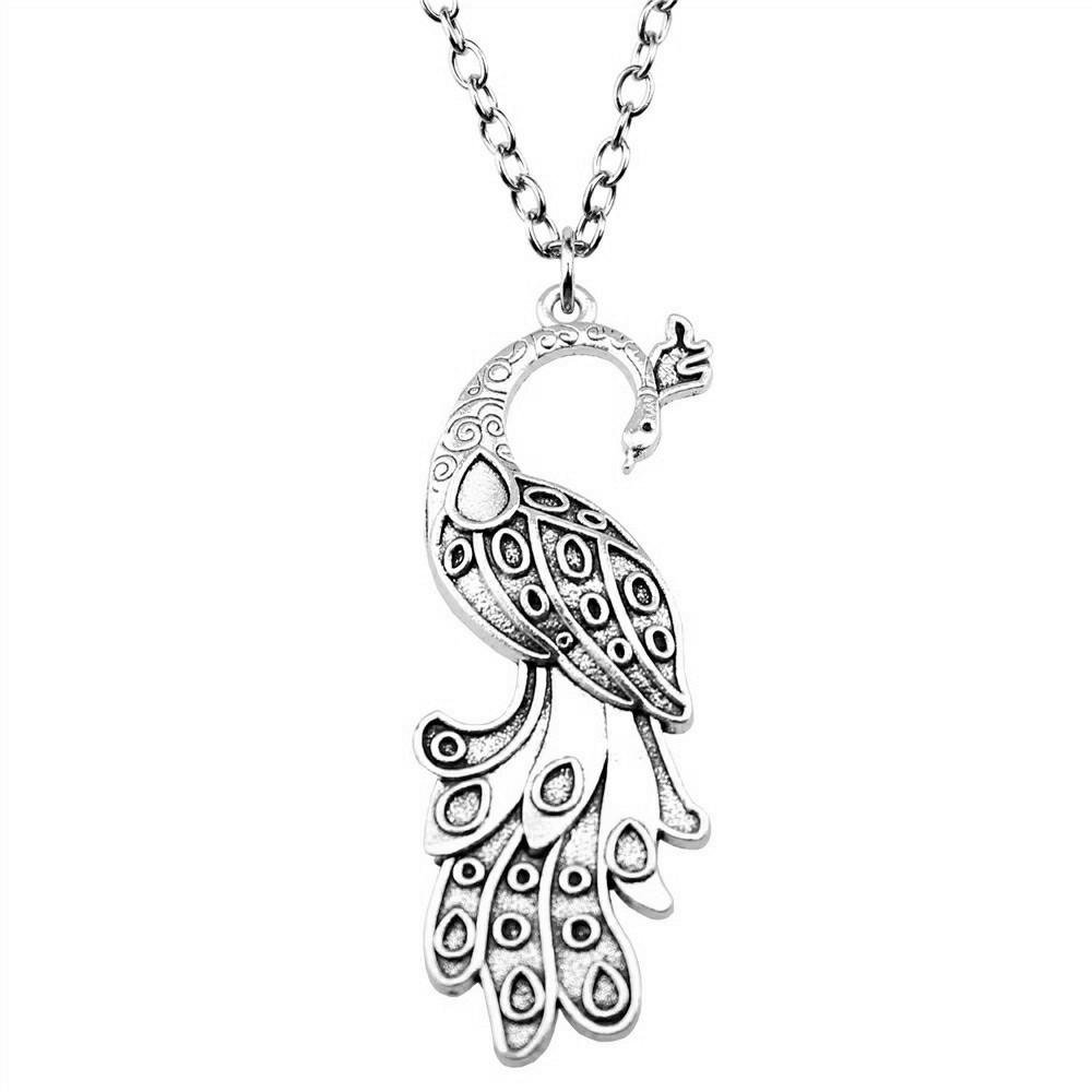 45cm Or 70cm Long Chain Necklace Bird Vintage Jewelry Supplies QN009