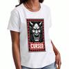 Crying Devil Girl Wounisex's Cotton T Shirt, Pure Cotton Premium Print,Durable,Casual And Fashionable. Featuring Anime Devil Girl With Horns And Tail