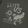 ASTRAL PROJECTION Earth With Earth Oversized Long Sleeve T-Shirt_Khaki