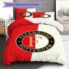 Feyenoord logo  Pattern Bedding Quilt Set Quilt Cover Pillowcase Home Decoration Birthday Gift (1 * duvet cover + 2 * pillowcase, without core)