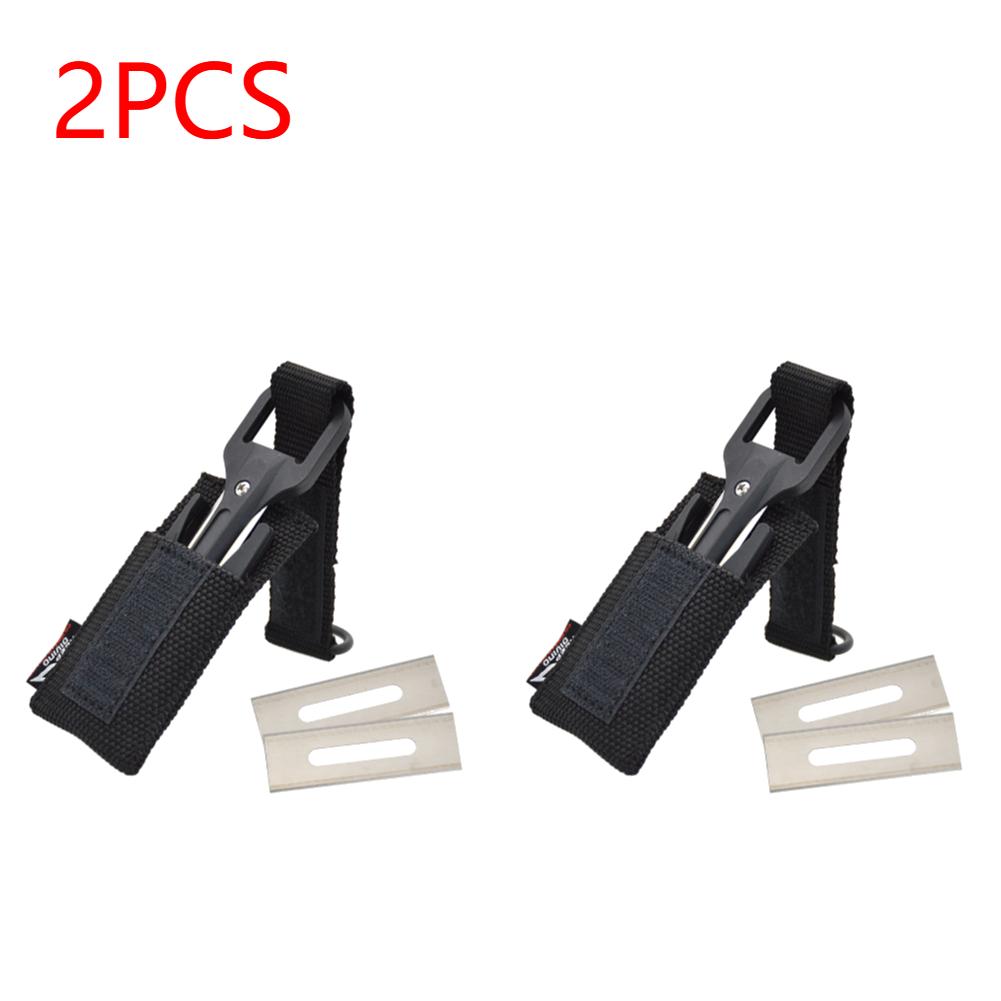 1/2Pcs Scuba Diving Cutting Special Knives Line Cutter Underwater Knives Spearfishing Secant Equipment Tools 8 Colors Optional