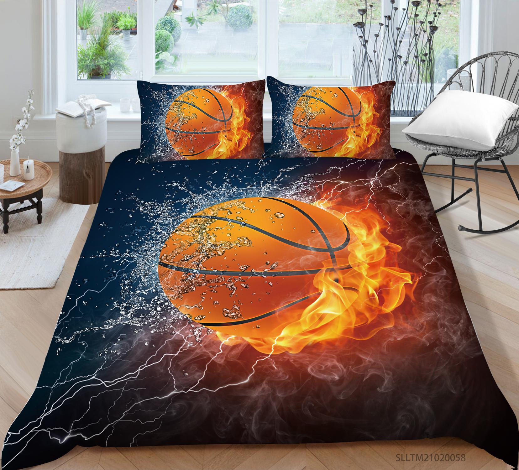 

Комплекты постельных принадлежностей, спортивный домашний текстиль с 3D принтом и наволочкой, роскошный пододеяльник, наборы чехлов Duver для мужчин и мальчиков EU Single 135x200cm