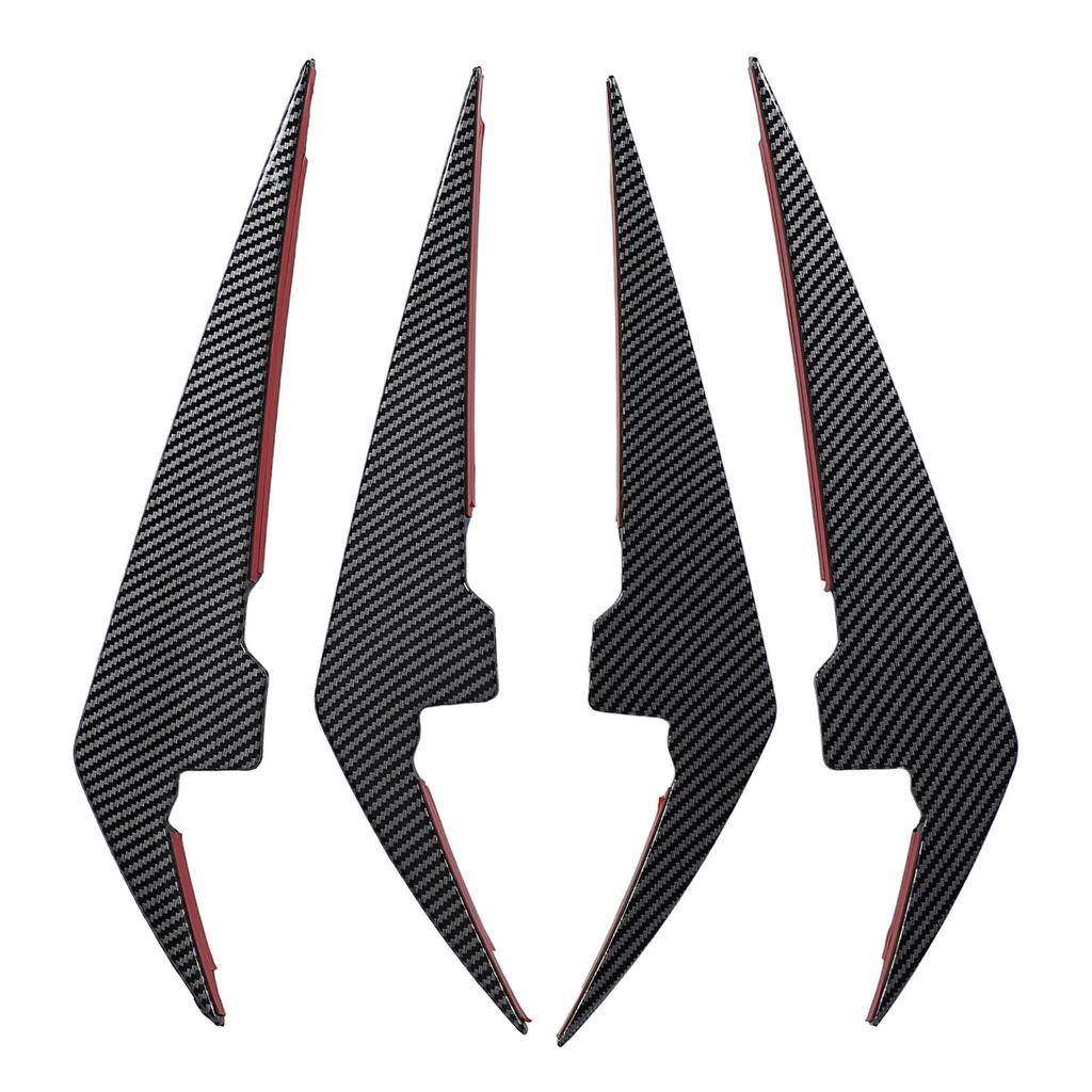 4PCS Front Bumper Side Canards Splitter Fins Car Body Decoration for 3 Series 0 1 LCI M Sport 2023+