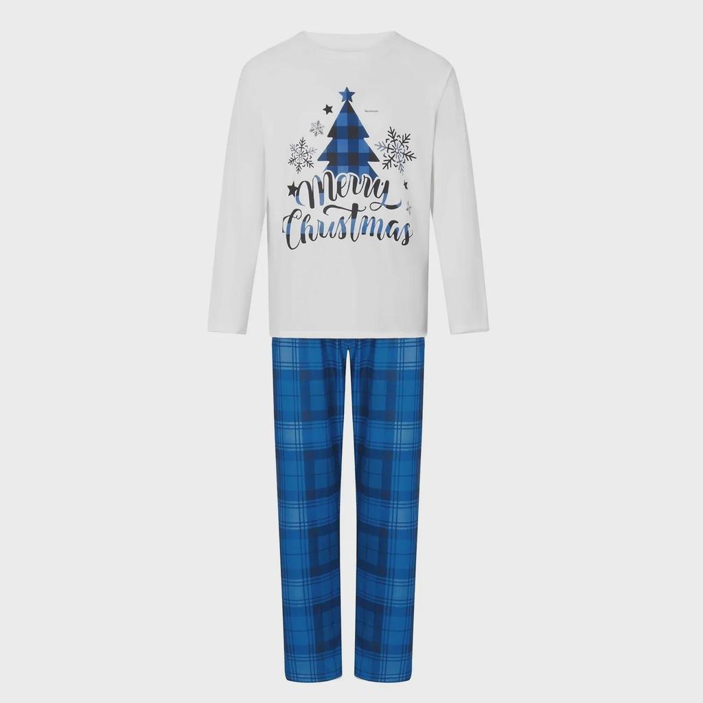 2024 Christmas Parent-Child Pajama Sets - European & American Style Two-Piece Homewear