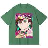 230 Gsm 100% Cotton Dandadan V21 Momo Print Unisex Heavy Cotton T Shirt