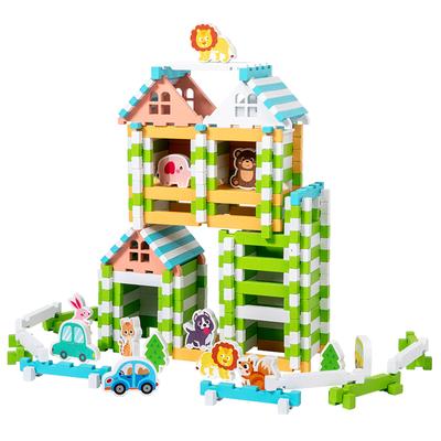 Luban Mortise and Tenon Building Blocks, Building Architects, Children's Educational Gifts, Parent-child Early Childhood Wooden