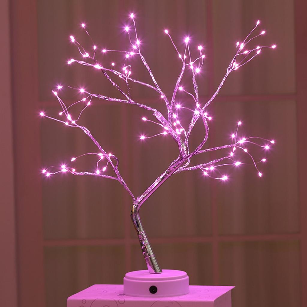 Christmas Led Tree Light Home Party Wedding Festival Tabletop Decor Elegant Charming Decorative