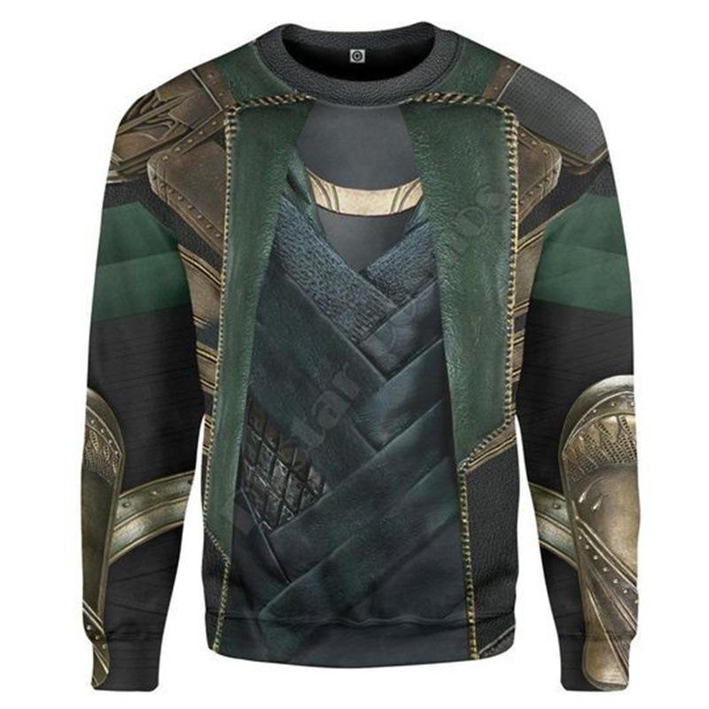 

Мужской свитшот с креативным 3D цифровым принтом татуировки, с длинным рукавом, повседневная футболка 5XL