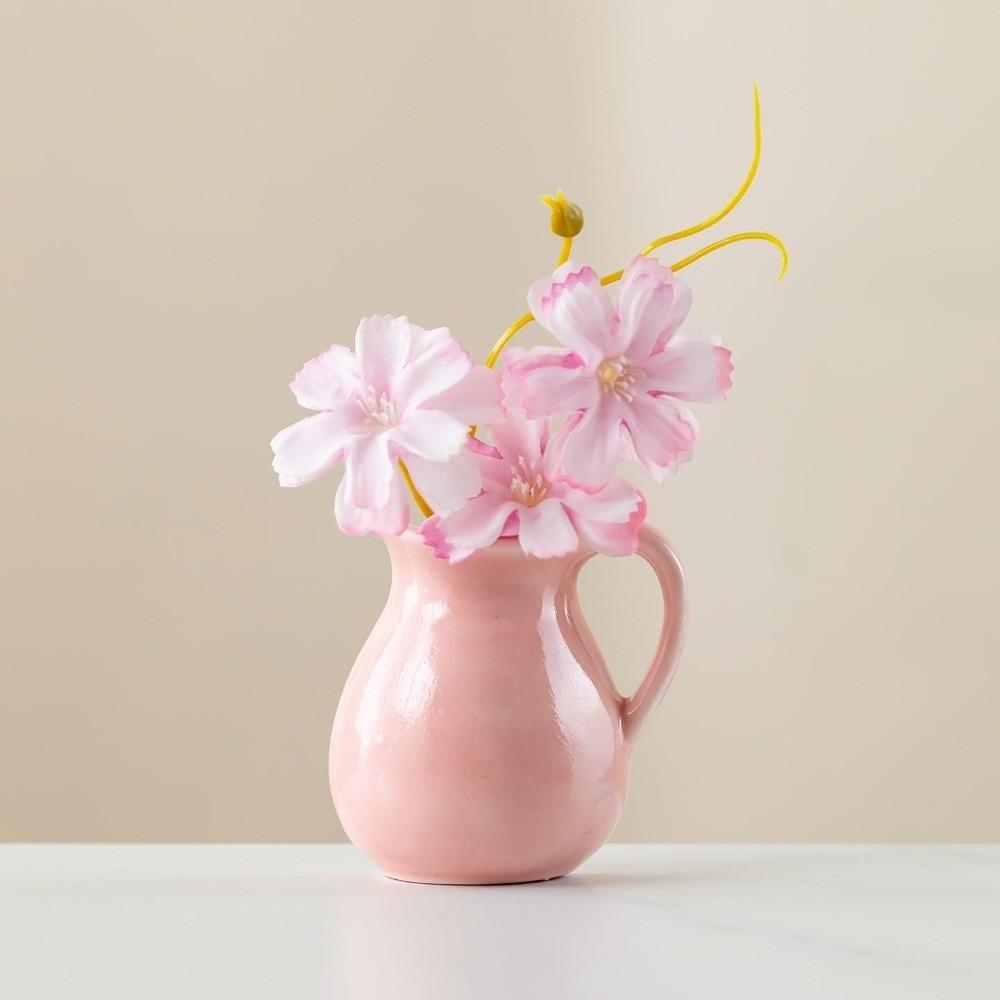 2PCS Colorful Refrigerator Magnets Vase Exquisite Mini Plant Vase  Kitchen Decor