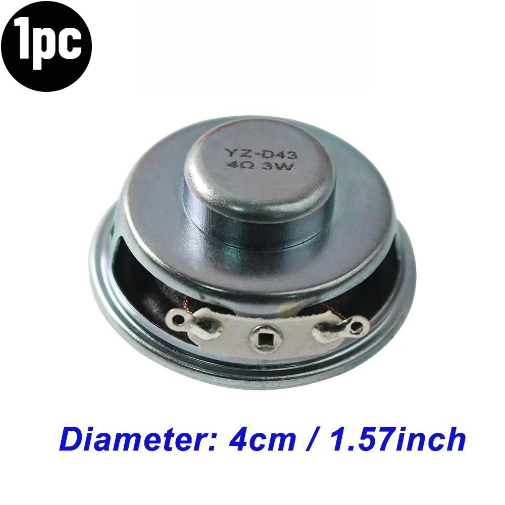 1-10pcs Mini Speaker 3W 4R  Horn Diameter 40MM Amplifier Rubber Gasket Loudspeaker 3-Watt 4 Ohm for Arduino / Diy