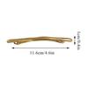 11cm Women New Simple Metal Golden Strip Long Barrettes Hair Clips Vintage Hairpins Automatic Smooth Spring Clip Hairgrip INS