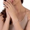 RAKOL Korean Willow Leaf Zircon Bracelet - Elegant Fashion Jewelry for Women