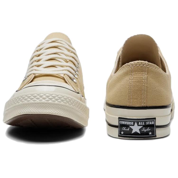 Converse Chuck Taylor All Star Comfortable Versatile Low Top Canvas Shoes Unisex Sneakers Light-Yellow Dark-Yellow A15974C