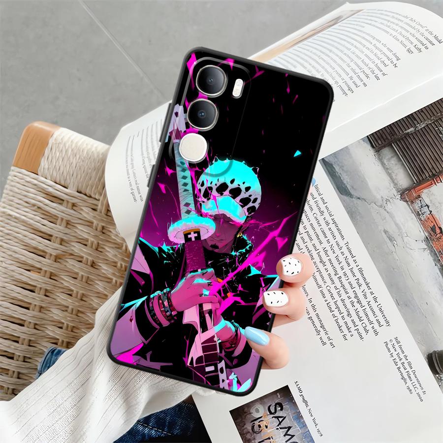 

Чехол с рисунком из аниме One Piece для Vivo Y50 Y95 V27 Y51S Y78 Y71 Y91 V21E V23 Y52S Y93 V29 Y75 Y81 V25 V30 Y53S Чехол для телефона vivo V25