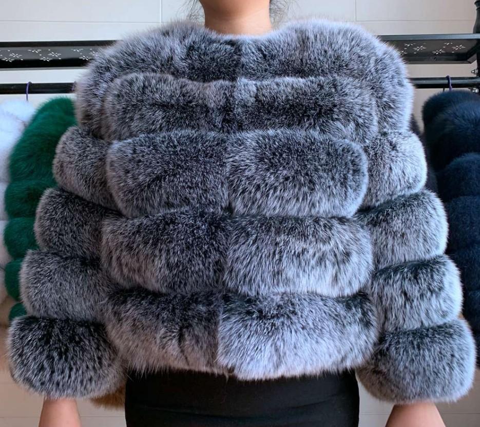 Fur European And American Imitation Fox Fur Imitation Fur Jacket Women'S Short Long-Sleeved Fur Artificial Fur, Fur Women