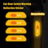 Car Door Safety Warning Reflective Mark Sticker Auto Styling For K5 K9 Sportage Ceed Picanto Soul Rio Sorento Accessories