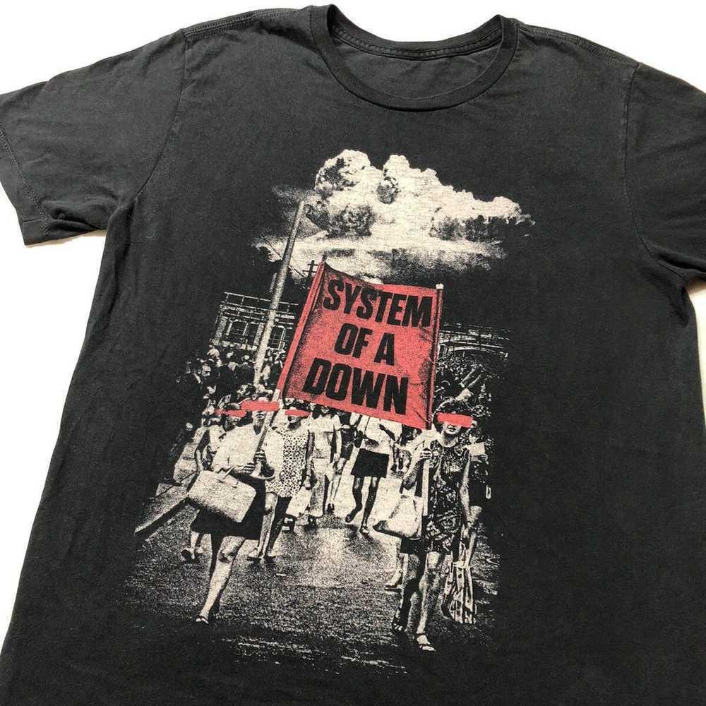 

Рок Футболка Концертная Группа System Of A Down Взрослая Унисекс Хлопковая Футболка UB045 M