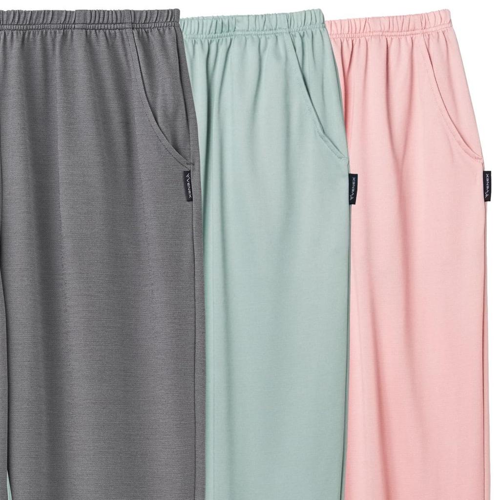 Venex Comfort Cool Recovery Wear Long Tapered Cool To the Size M Pants, Touch, Pique, Women's, Gray,