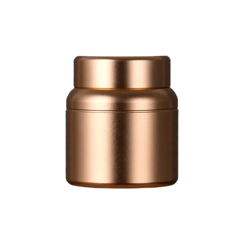 Tea Can Travel Portable Sealed Can Titanium Aluminum Alloy Small Portable Creative Tea Packaging