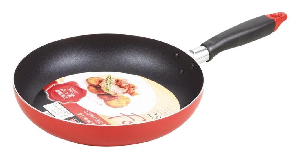 Pearl Metal Wako Trading 28cm Frying Pan, Non-stick, IH Compatible, New Fore HB-8047