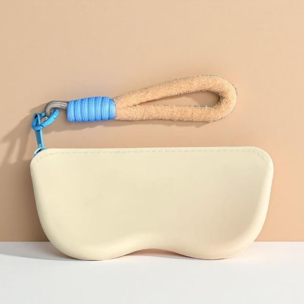 Portable Eyewear Case Anti-Drop Sunglasses Bag Silicone Glasses Case Compact Multifunctional Storage Bag For Travel Accessory
