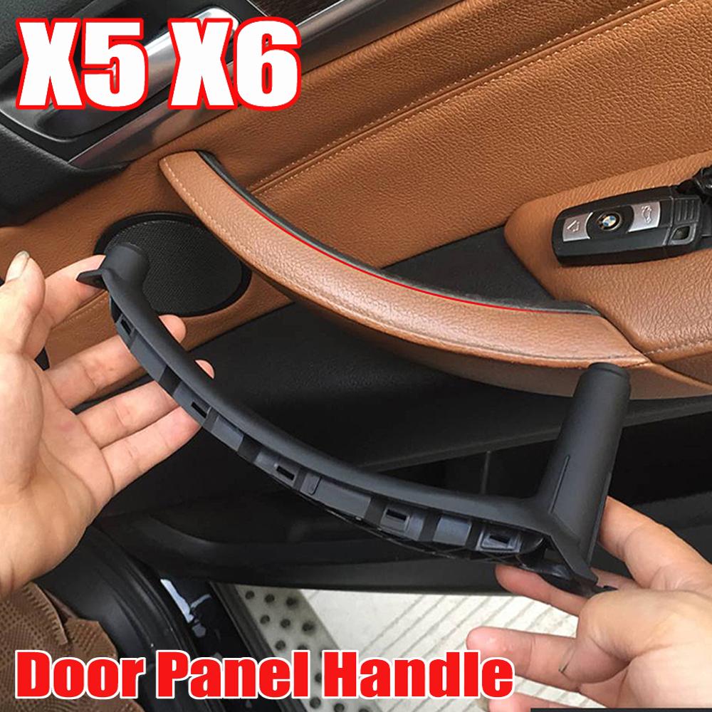 

НОВЫЙ Стиль Автомобиля Правая Левая Внутренняя Дверная Панель Ручка Накладка Накладка Авто Интерьер Аксессуары Для BMW E70 X5 E71 E72 X6