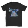 Maglietta Unisex Donna Frutiger Aero World Vaporwave Cotone Stampata Maglietta Top Abbigliamento