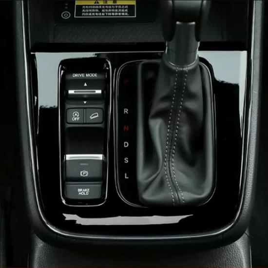 Bright black Console Gear Shift Box Panel Trim For Honda CRV CR-V  2024