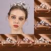 Luxury Crystal Bridal Tiaras Vintage Queen Princess Crown Crystal Butterfly Headpiece Prom Party