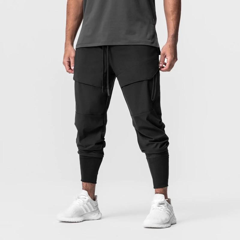 Mens Slim Fit Jogger Pants Elastic Waist Multi-Pocket Quick Dry Camo Gym Workout Trousers