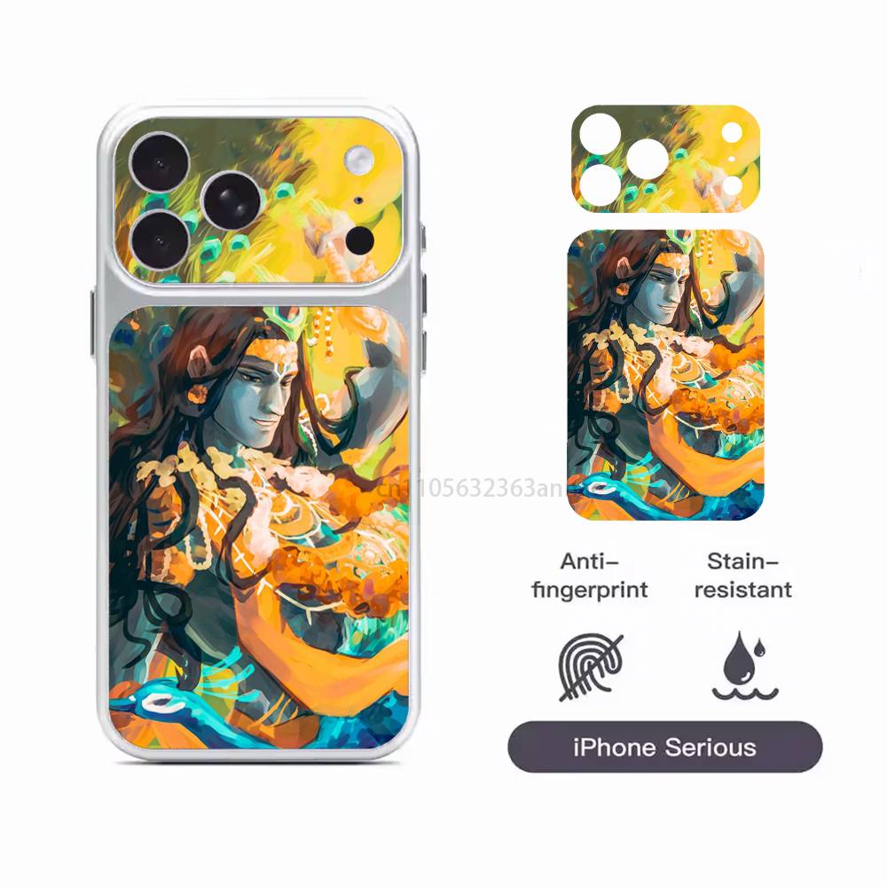 

Lord Shiva Mahadev Of India Removable HD/Matte Full Coverage Films For iPhone 17 Pro Max 17 Pro iPhone17promax