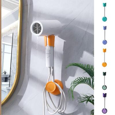 Storage Compact Simple Saving Space Punch Free Bathroom Blower Organizer Hair Dryer Organizer