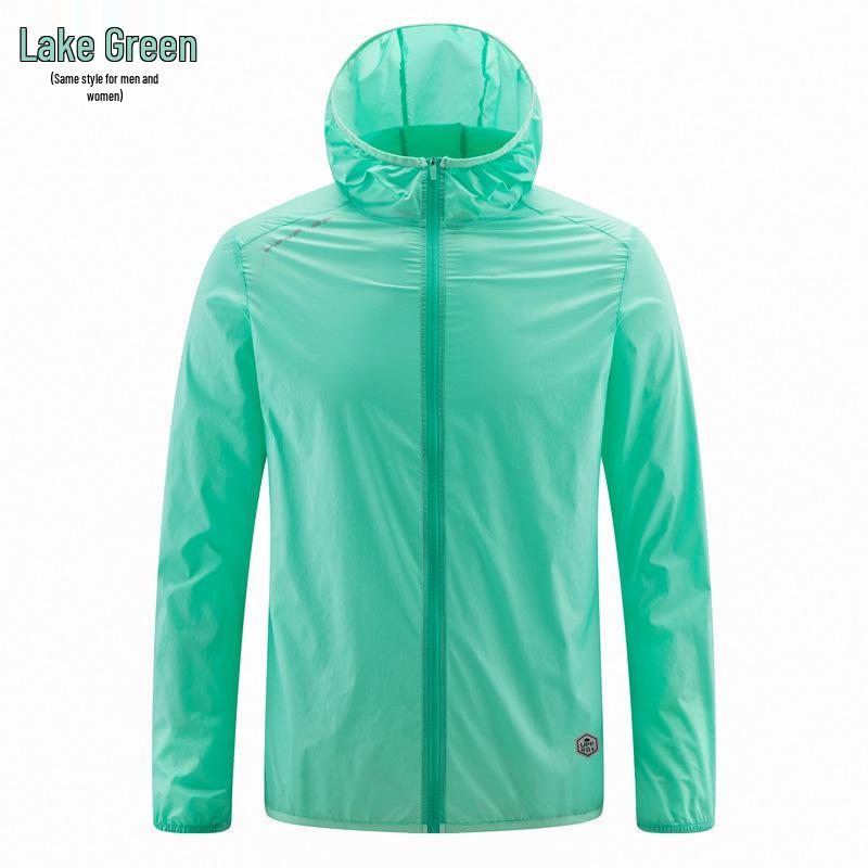 Men's and Women's Lightweight Quick-Dry Ice Silk Sun Protection Jacket for Summer Fishing