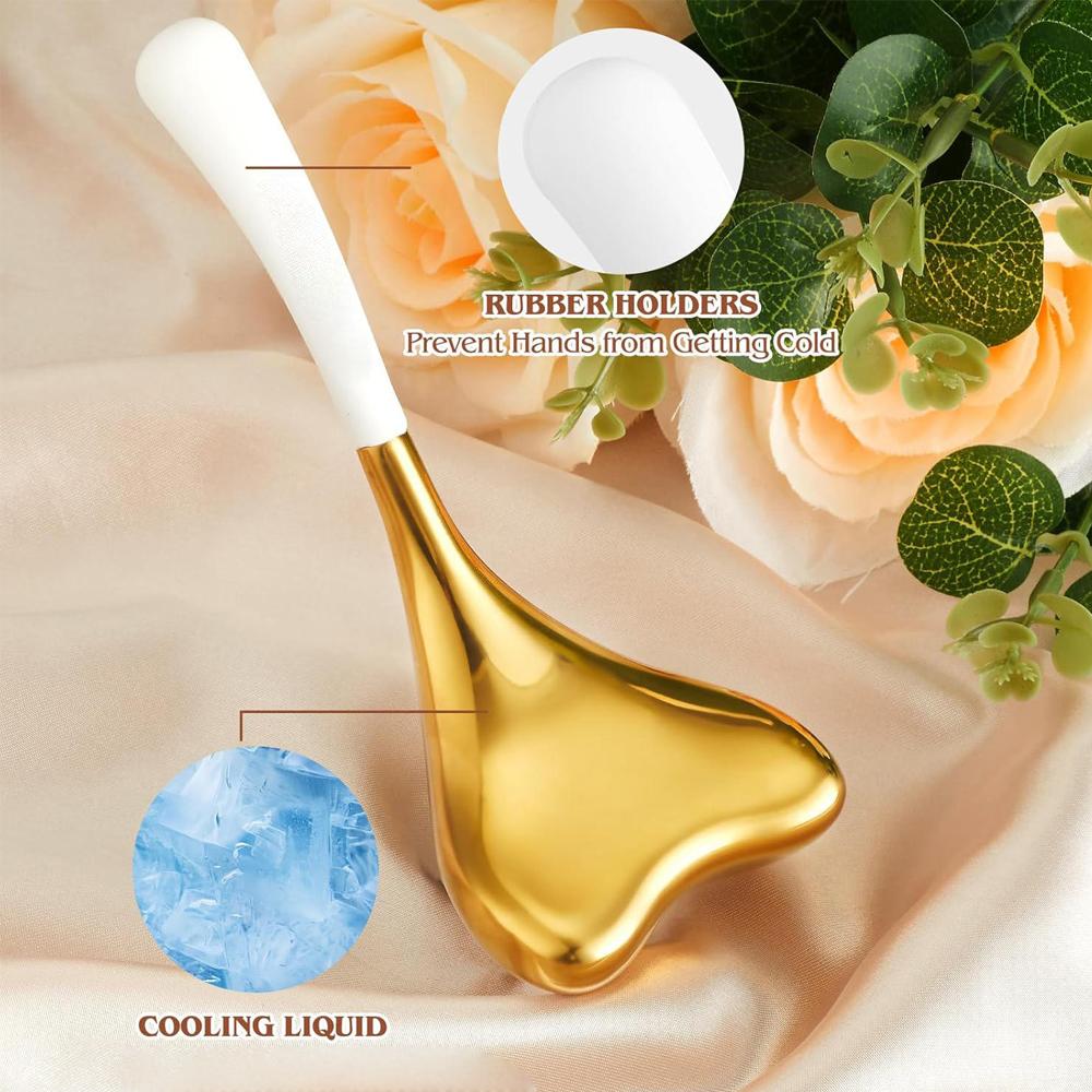 Ice Globes Facial Skin Care Tools for Women Face Eyes Stainless Steel Face Beauty Cryo Sticks Massage Tools Birthday Gift