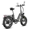 Elektrický bicykel Fafrees FF20 Polar 20" Fat Tire 500W Motor Skladací Mestský Elektrický Bicykel 48V 24AH LCD Displej 7 Rýchlostí