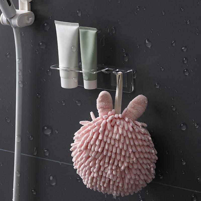 Multifunctional Acrylic Bathroom Comb Holder Wall-Mounted No-Drill Storage Rack Clear Transparent Organizer For Hair