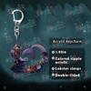Pressure Horror Game Keychain Accessories Bag CharmsSebastian Solace Gamer Cartoon Keyrings Jewelry Fans Freinds Gift