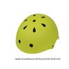 Casco Skateboard Bicicletta Senza Pedali Fodera Staccabile Vestibilità Regolabile Skateboard Bambini Adulti