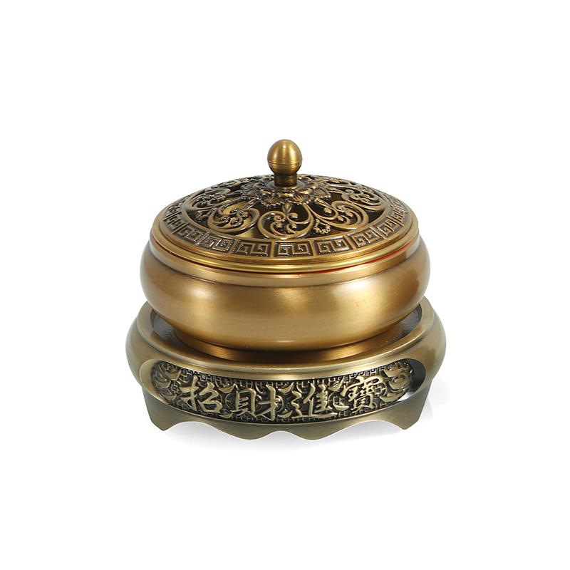 

220V Electronic Incense Burner Ceramic Essential Oil Burner Timing Adjustable Temperature Sandalwood Agarwood Incense Burner бронзовый