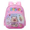 Kidfriendly Animated Backpack In Pink Purple Green And Blue For Use School